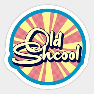 Old shcool vintage Sticker